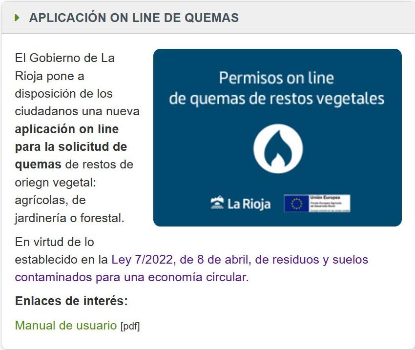 Autorizaciones de quemas